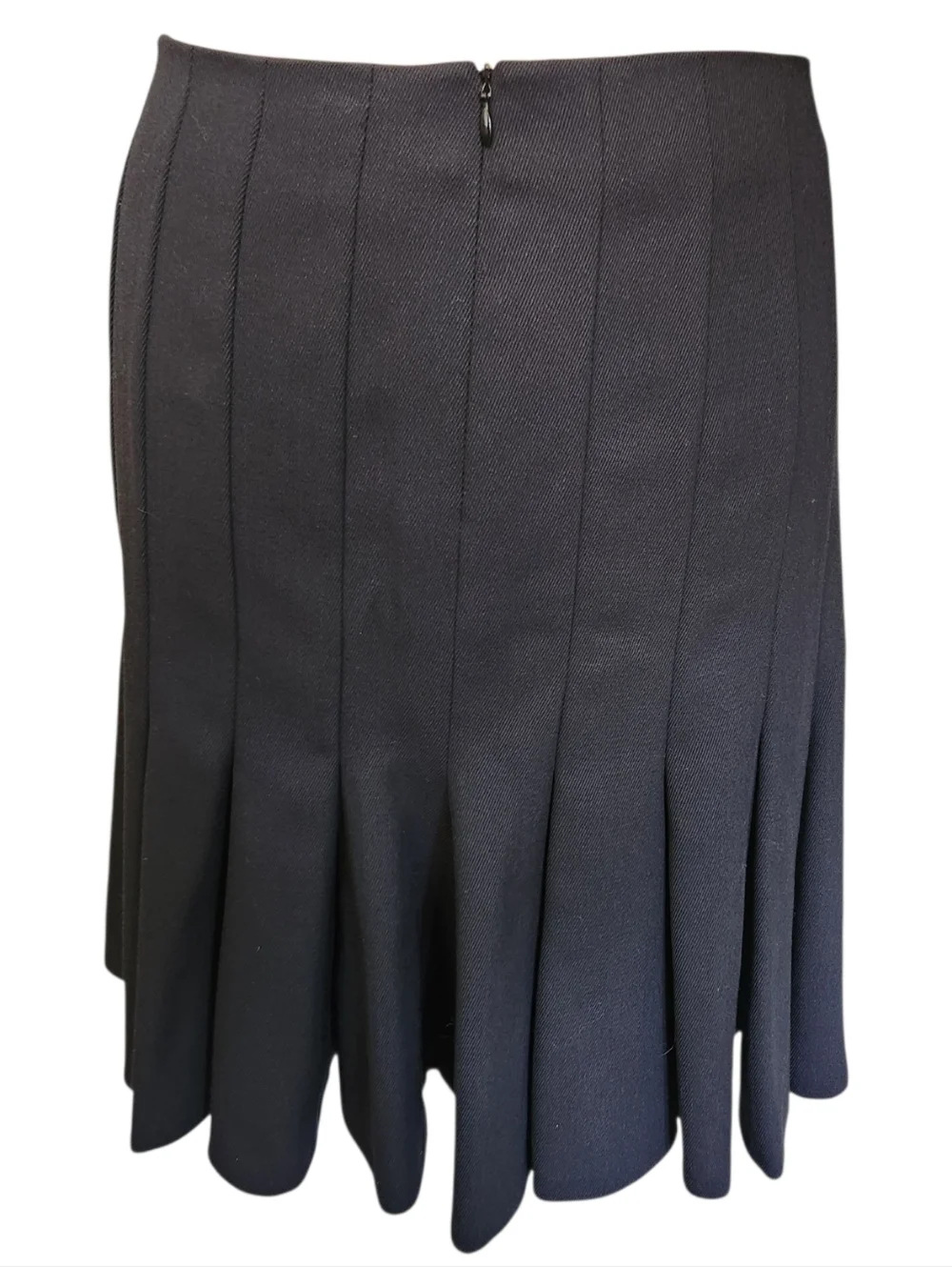 AKRIS 100% Laine Wool Pleated Skirt - Size 6